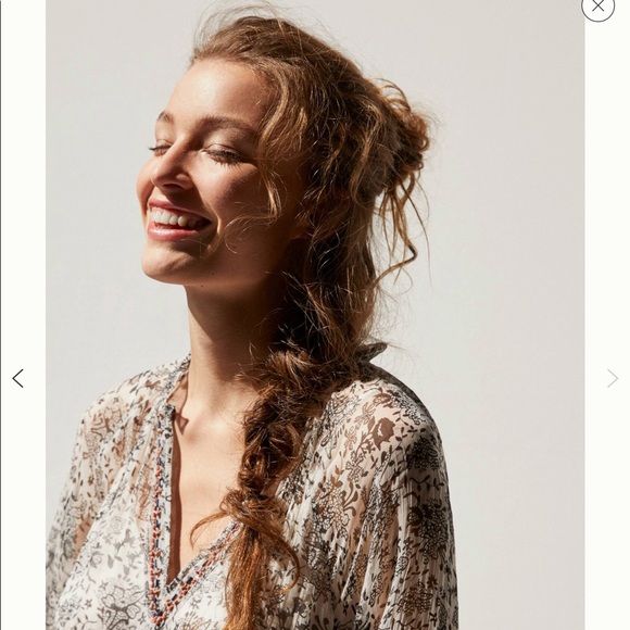 Romilly Tiered maxi dress Anthropologie size large - Picture 4 of 11